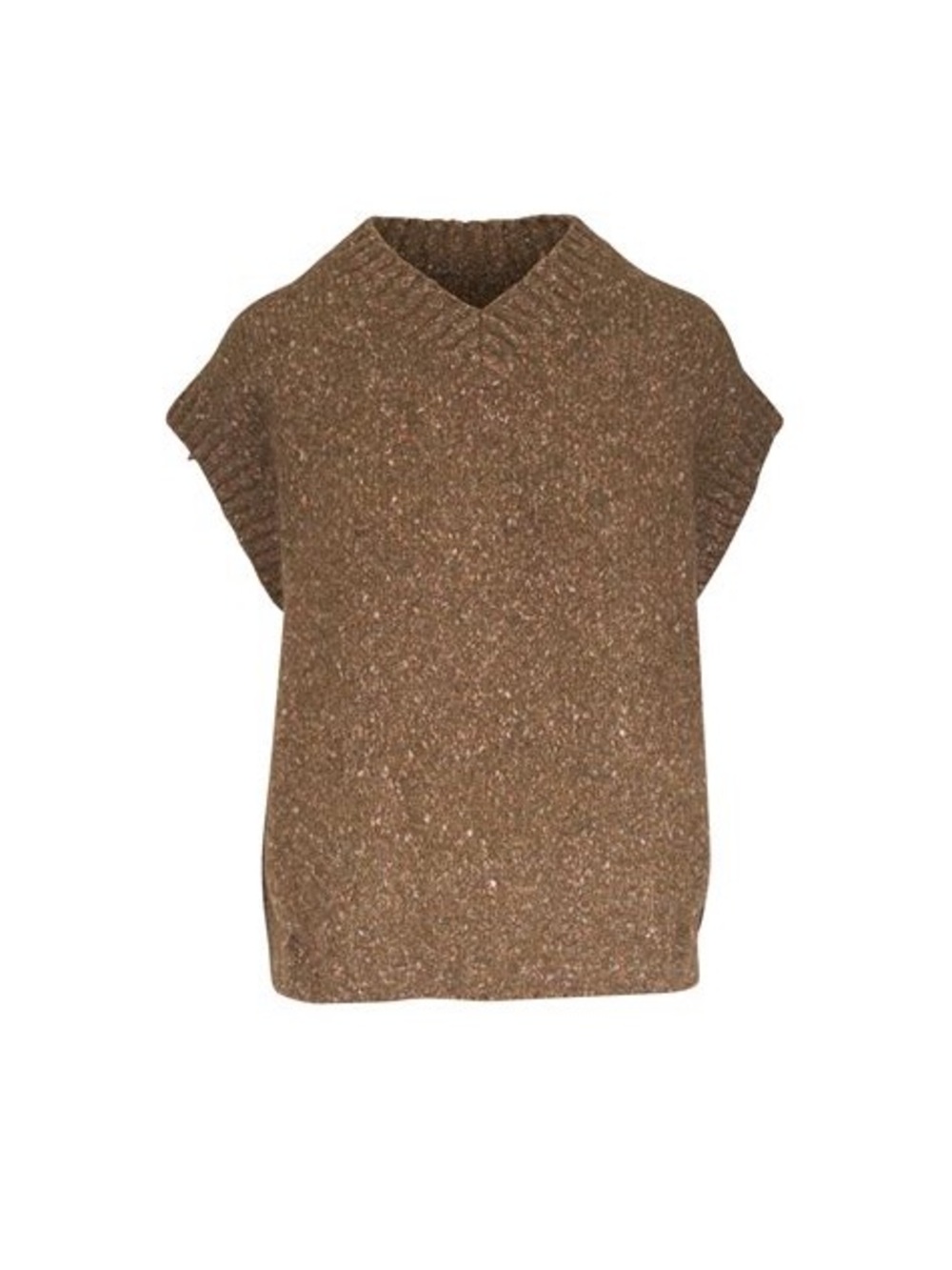 Lafayette 148 Lofty Camo Melange Alpaca Sweater Vest XXL Excellent Condition
